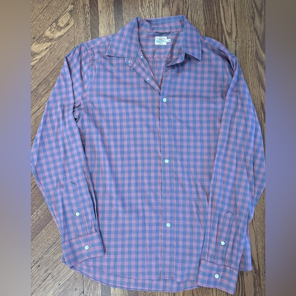 Faherty Movement Shirt Size L